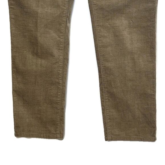 VINCE Womens Corduroy Sateen High Rise Straight Leg Ankle Chino Pant Size 4 - Picture 6 of 15